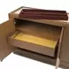 Portrait Sienna Brown 4 Door Sideboard with LED
