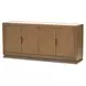 Portrait Sienna Brown 4 Door Sideboard with LED