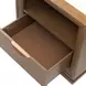 Portrait Sienna Brown 1 Drawer Nightstand with LED
