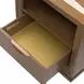 Portrait Sienna Brown 1 Drawer Nightstand with LED