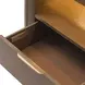 Portrait Sienna Brown 1 Drawer Nightstand with LED