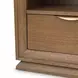 Portrait Sienna Brown 1 Drawer Nightstand with LED