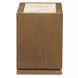 Portrait Sienna Brown Panel Bedroom Set with LED and USB Charging