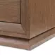 Portrait Sienna Brown 2 Drawer Nightstand with LED