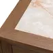 Portrait Sienna Brown 2 Drawer Nightstand with LED