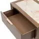 Portrait Sienna Brown 2 Drawer Nightstand with LED