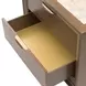 Portrait Sienna Brown 2 Drawer Nightstand with LED