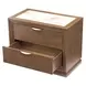 Portrait Sienna Brown 2 Drawer Nightstand with LED