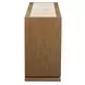 Portrait Sienna Brown Panel Bedroom Set with LED and USB Charging