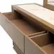 Portrait Sienna Brown 6 Drawer Dresser with LED