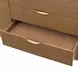 Portrait Sienna Brown 6 Drawer Dresser with LED