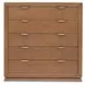 Portrait Sienna Brown Panel Bedroom Set with LED and USB Charging