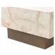 Portrait Sienna Brown and Creamy Peach Rectangular Cocktail Table