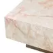 Portrait Sienna Brown and Creamy Peach Rectangular Cocktail Table