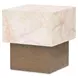 Portrait Sienna Brown and Creamy Peach Rectangular Occassional Table Set