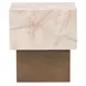 Portrait Sienna Brown and Creamy Peach Rectangular Occassional Table Set