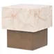 Portrait Sienna Brown and Creamy Peach Square End Table
