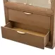 Portrait Sienna Brown 2 Door Display Cabinet with LED