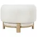 Lawler Ivory Boucle Barrel Back Accent Chair