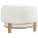Lawler Ivory Boucle Barrel Back Accent Chair