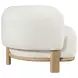 Lawler Ivory Boucle Barrel Back Accent Chair