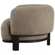Lawler Brown Boucle Barrel Back Accent Chair