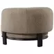 Lawler Brown Boucle Barrel Back Accent Chair