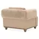 Portrait Toffee Upholstered Accent Chair with Pillow
