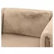 Portrait Toffee Upholstered Accent Chair with Pillow