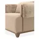 Portrait Toffee Upholstered Accent Chair with Pillow