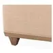 Portrait Toffee Upholstered Accent Chair with Pillow