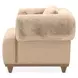 Portrait Toffee Upholstered Accent Chair with Pillow