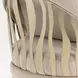 La Rachelle Lustre Upholstered Flame Accent Chair with Pillow