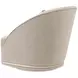 La Rachelle Lustre Upholstered Swivel Accent Chair with Pillow