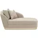 La Rachelle Lustre 72" Chaise