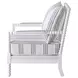Blanchett White And Navy Accent Chair