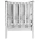 Blanchett White And Navy Accent Chair