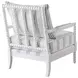 Blanchett White And Navy Accent Chair
