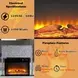 Noralie Silver 40" High Rectangular Electric Fireplace