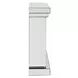 Noralie Silver 42" High Rectangular Electric Fireplace