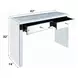 Noralie Silver 47" Rectangular Console Table with Drawer