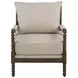 Blanchett Beige And Natural Accent Chair