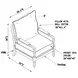 Blanchett Beige And Natural Accent Chair