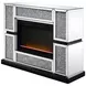 Noralie Silver and Gray 48" Fireplace