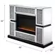 Noralie Silver and Gray 48" Fireplace