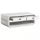 Sunset Cove Moonlight Pearl and Brown Rectangular Cocktail Table