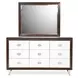 Belmont Place Espresso Dresser and Mirror