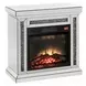 Noralie Silver and Gray 28" Fireplace