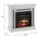 Noralie Silver and Gray 28" Fireplace