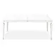 La Marisia Creamy Pearl 100" Extendable Rectangular Dining Table